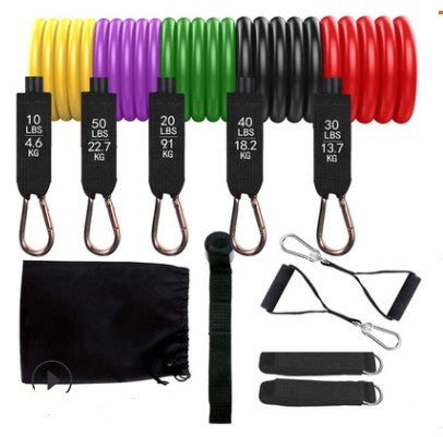 Resistance Bands Set with Door Anchor & Ankle Straps