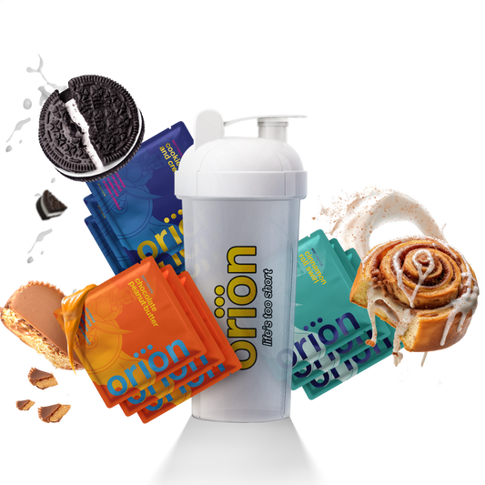9 Loaded Protein Samples + Shaker Bottle