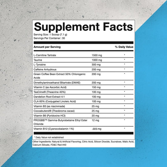 Pure Shred // Fat Burning Preworkout